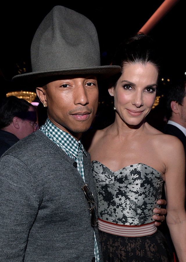 Фарелл Уилльямс и Сандра Буллок 86-й ежегодный ланч номинантов на премию "Оскар" (фото 10)