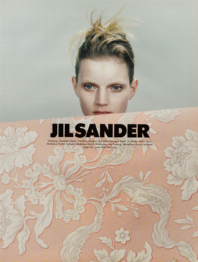 Рекламная кампания Jil Sander весна 1996. Фотограф Craig McDean Джил Сандер: конец прекрасной эпохи (фото 4)