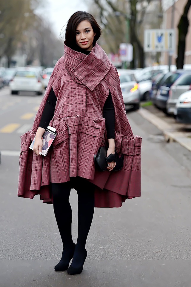Неделя моды в Милане A/W 2014: street style. Часть II (фото 14)