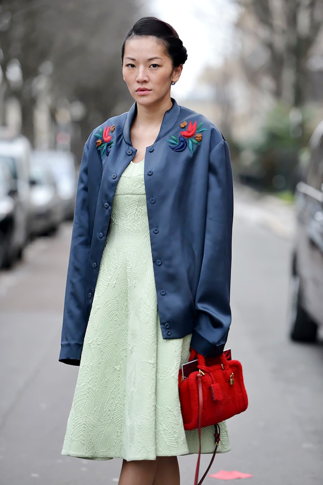 Неделя моды в Париже A/W 2014: street style. Часть V (фото 10)