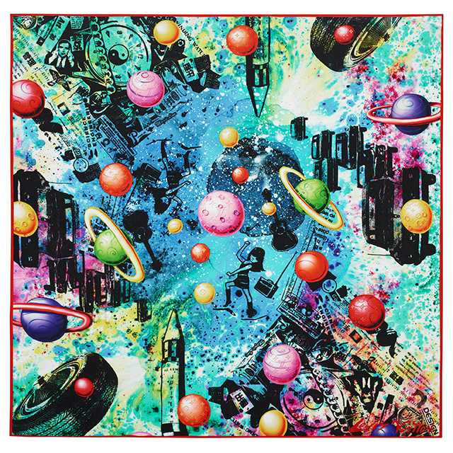 Платки Louis Vuitton в сотрудничестве со стрит-арт художниками (фото 3)