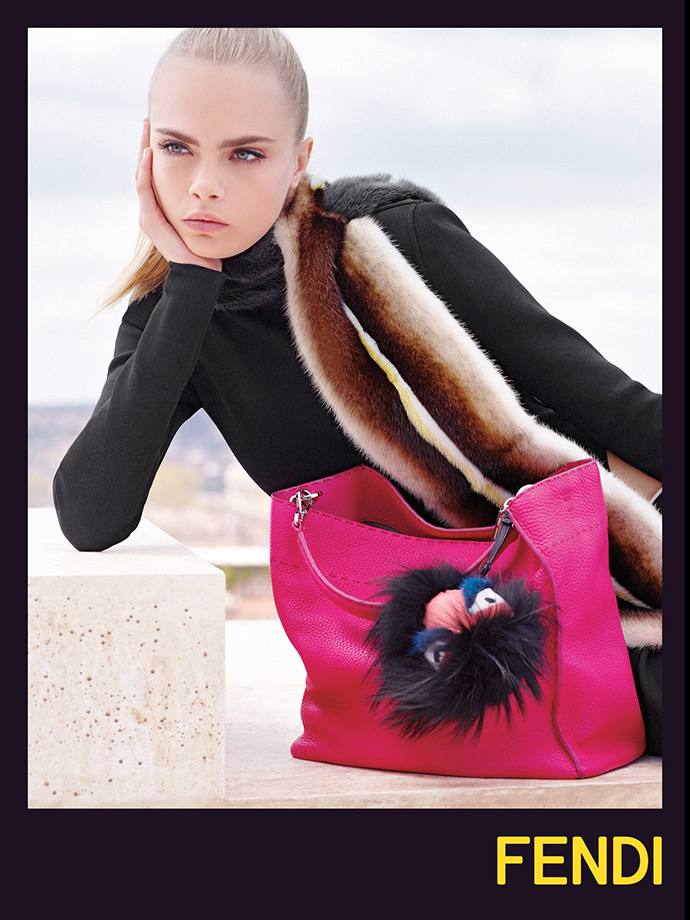 Кара Делевинь в рекламной кампании Fendi (фото 5)