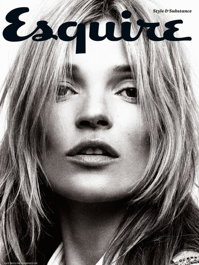Esquire Magazine сентябрь 2013 Девушка недели: Кейт Мосс (фото 3)