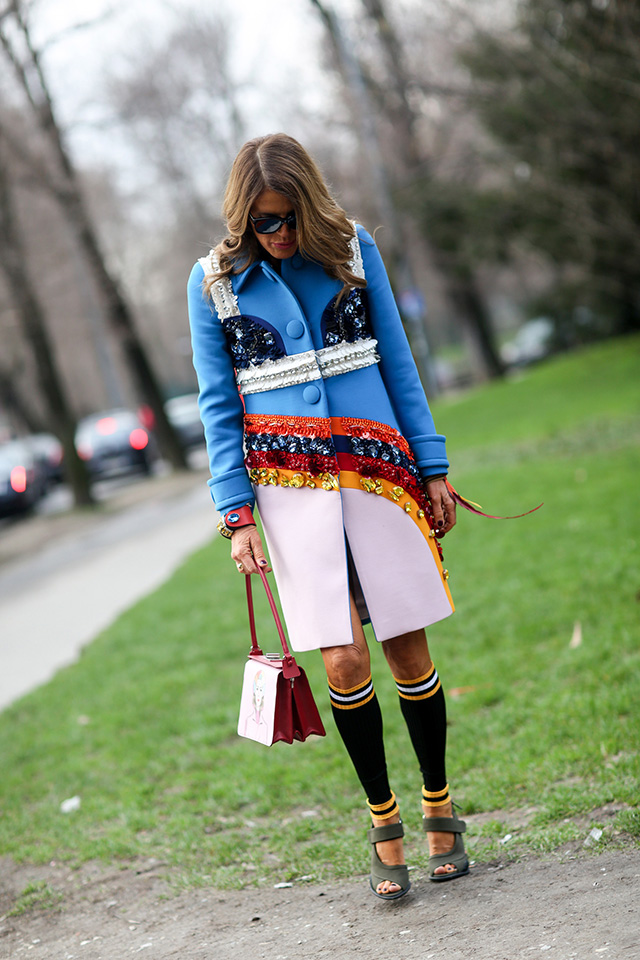 Неделя моды в Милане A/W 2014: street style. Часть II (фото 1)