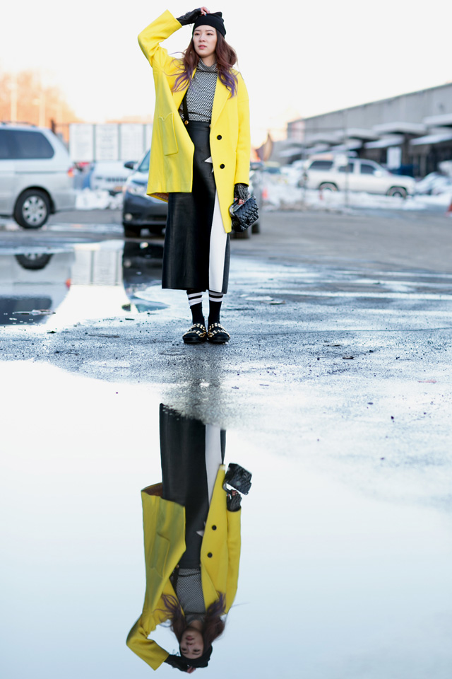 Неделя моды в Нью-Йорке AW14: street style. Часть VI (фото 20)