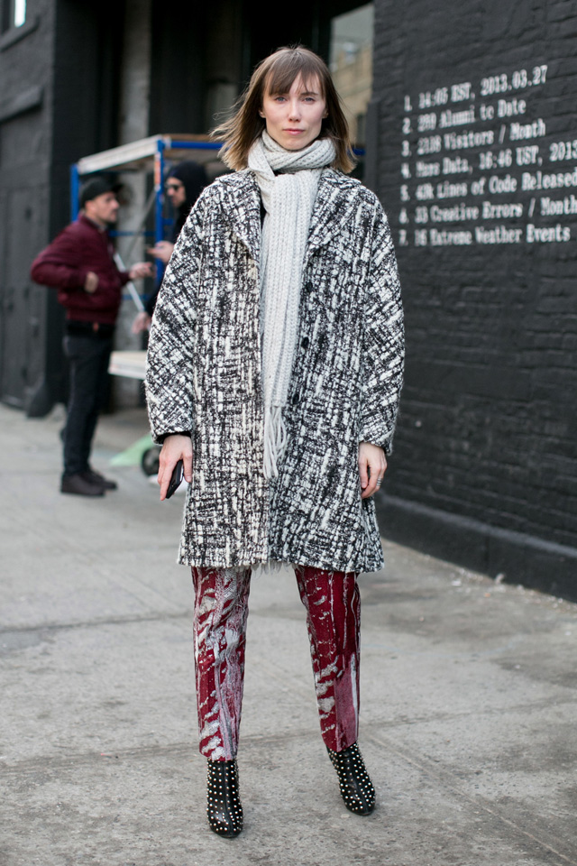 Неделя моды в Нью-Йорке AW14: street style. Часть VII (фото 2)