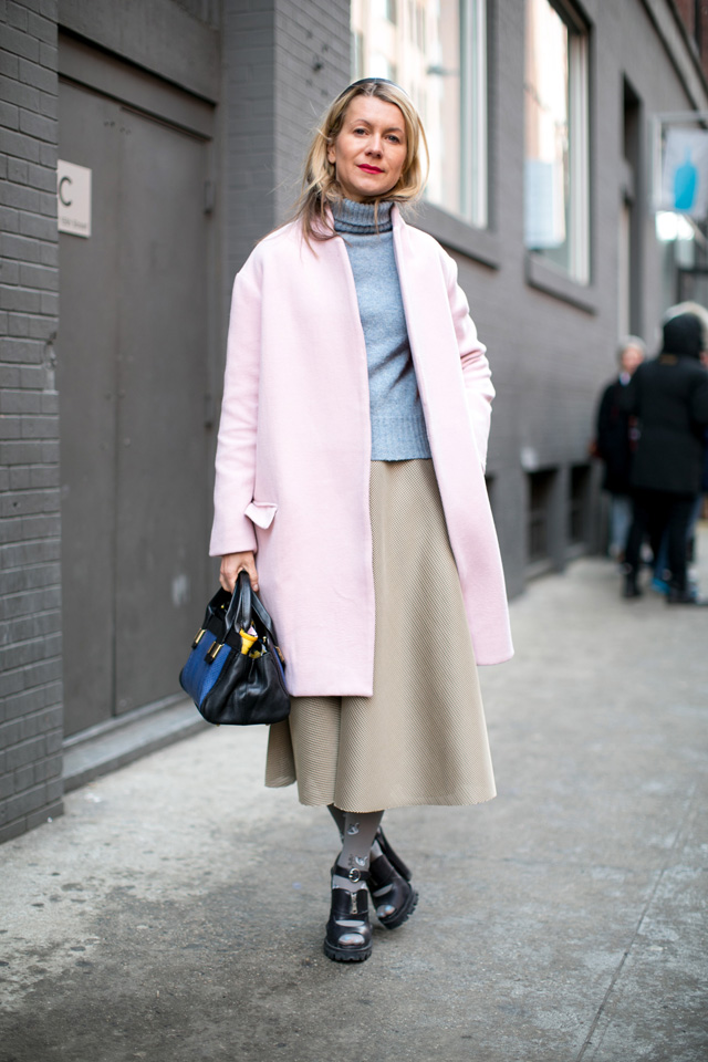 Неделя моды в Нью-Йорке AW14: street style. Часть VII (фото 10)