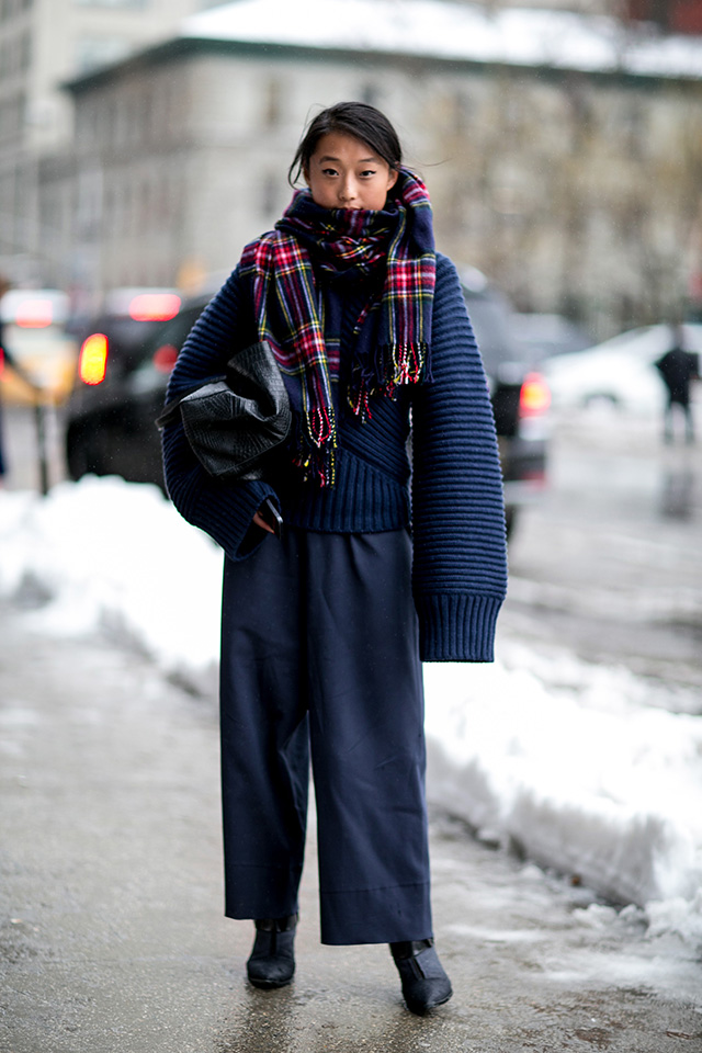 Неделя моды в Нью-Йорке AW14: street style. Часть VIII (фото 6)