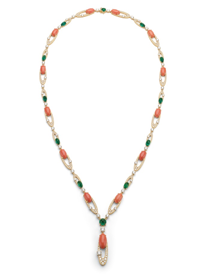 колье желтое золото