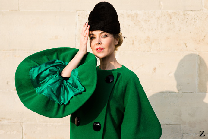Ульяна Сергеенко на неделе моды в париже осень-зима 2013