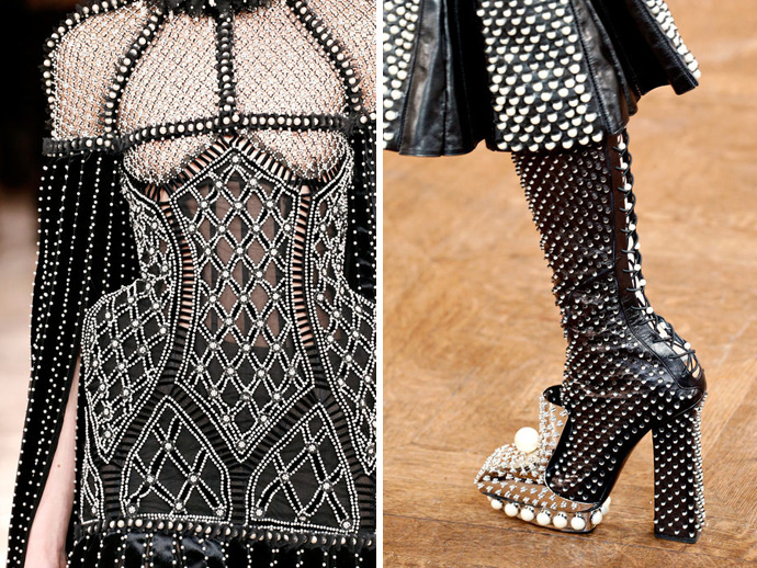 Обзор Buro 24/7: Alexander McQueen, осень-зима 2013/14 (фото 1)