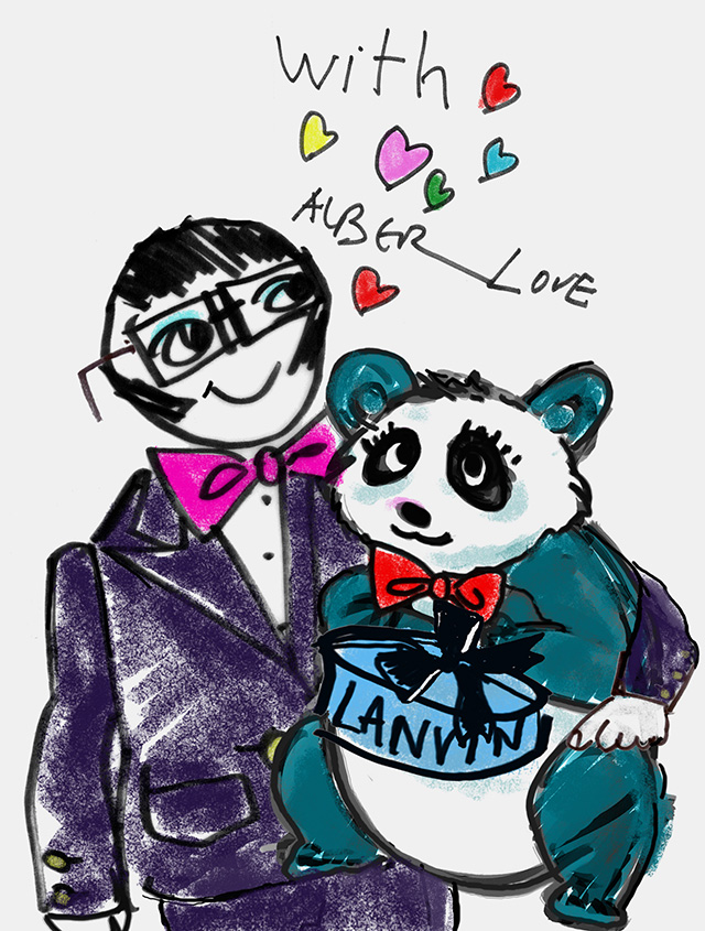 Никола Формикетти и Фаррелл Уильямс расписали скульптуры панд (фото 5)