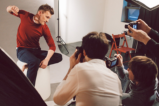 Специальный мужской проект Buro 24/7 и Giorgio Armani: backstage (фото 28)