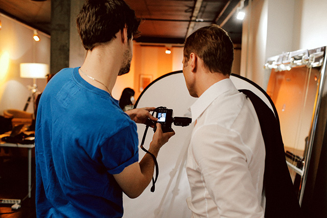 Специальный мужской проект Buro 24/7 и Giorgio Armani: backstage (фото 14)