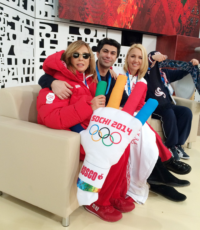 Алена Долецкая, Николай Цискаридзе и Юлия Бордовских Олимпийский дневник Юлии Бордовских. Часть I (фото 6)