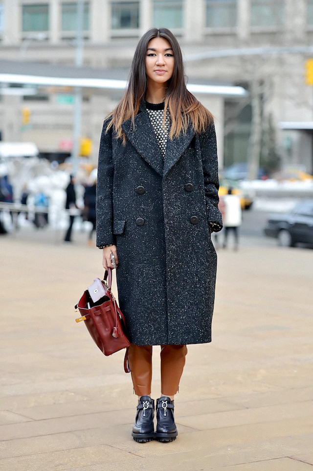 Неделя моды в Нью-Йорке AW14: street style. Часть IV (фото 11)