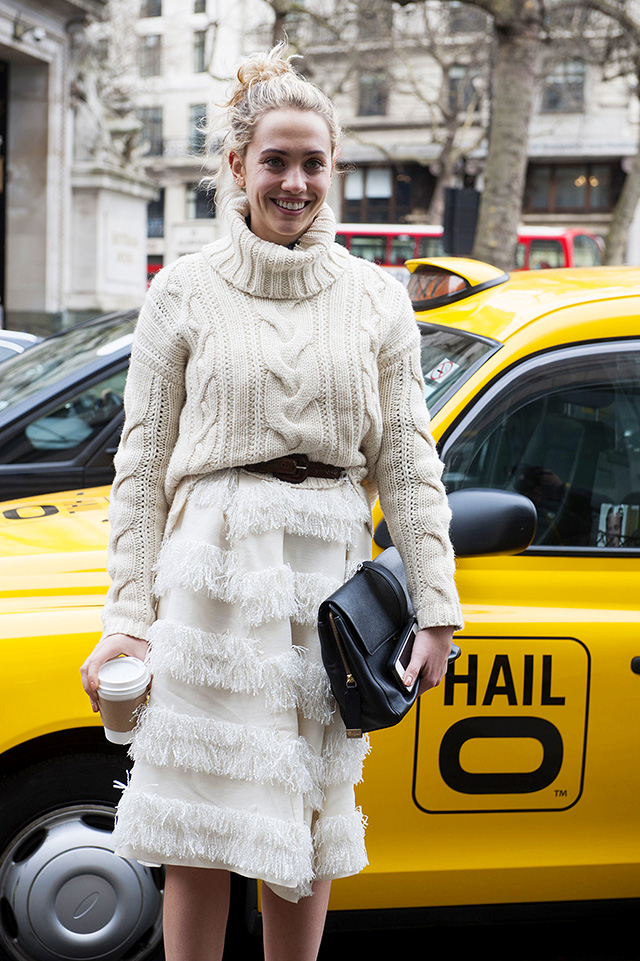 Неделя моды в Лондоне A/W 2014: street style. Часть II (фото 5)