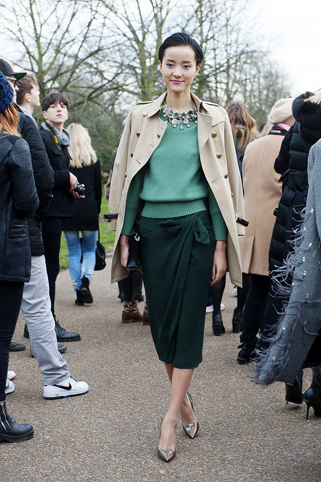 Неделя моды в Лондоне A/W 2014: street style. Часть II (фото 14)