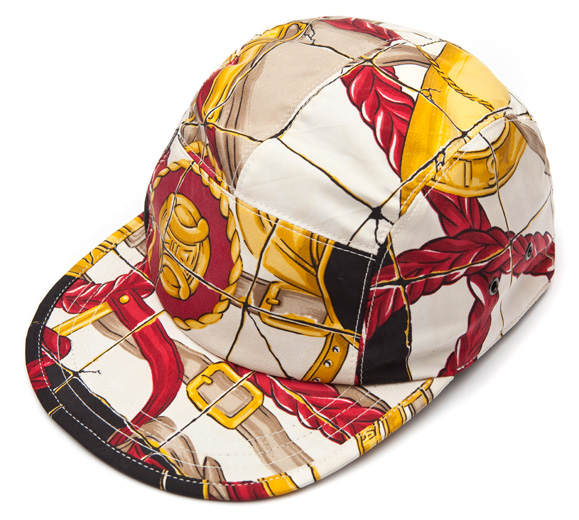 Кепки из винтажных платков Hermès и Céline (фото 1)