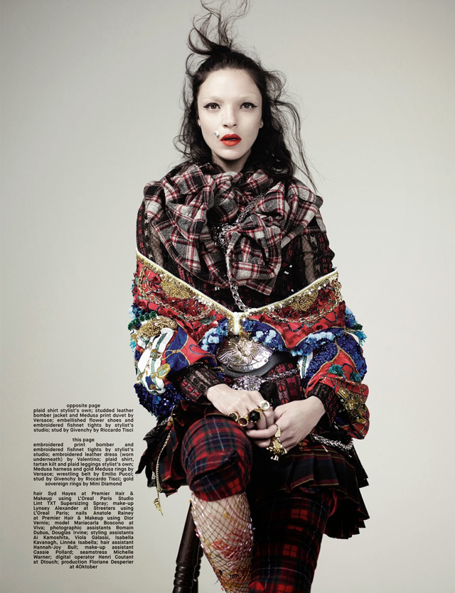 Мариякарла Босконо в съемке для весеннего Dazed (фото 2)