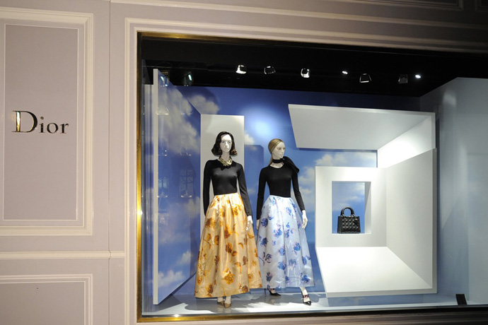 Pop-up Бутик Dior  в Нью-Йорке