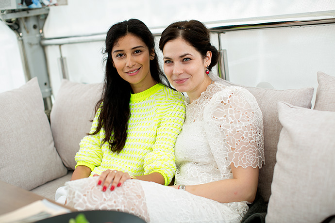 Равшана Куркова и Юлия Снигирь