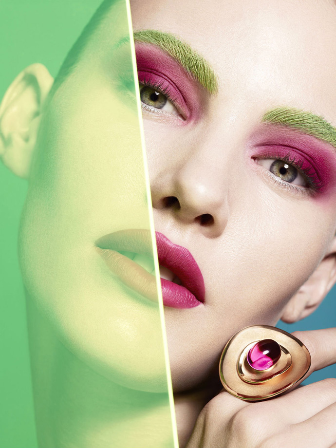 Эмили Бейкер в съемке Color Blocking (фото 4)