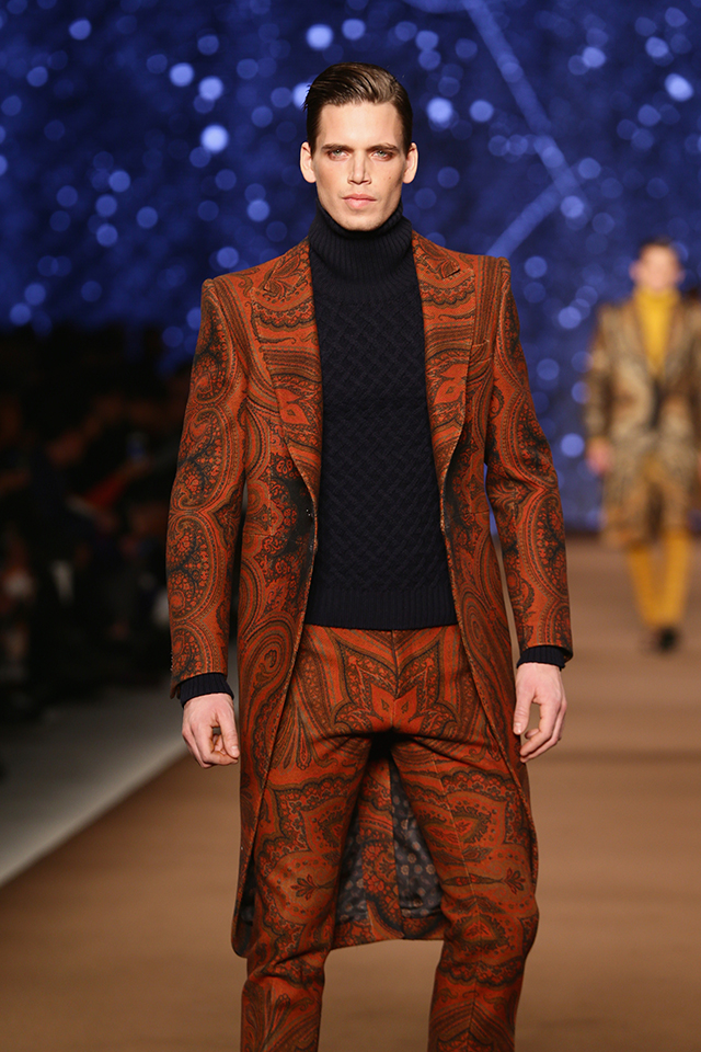 Неделя мужской моды в Милане: показ Etro, осень-зима 2014 (фото 4)