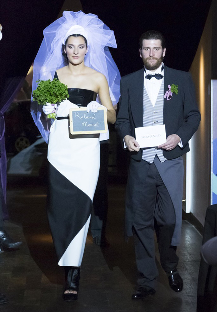 Ролан Муре, Вероник Лерой и другие устроили показ в честь мясников (фото 1)