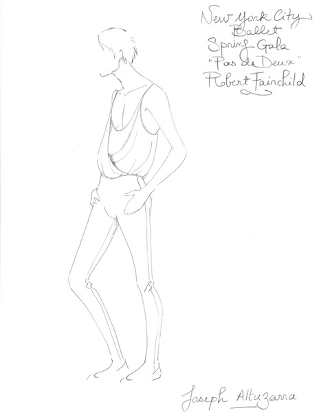 Эскизы Джозефа Альтузарра