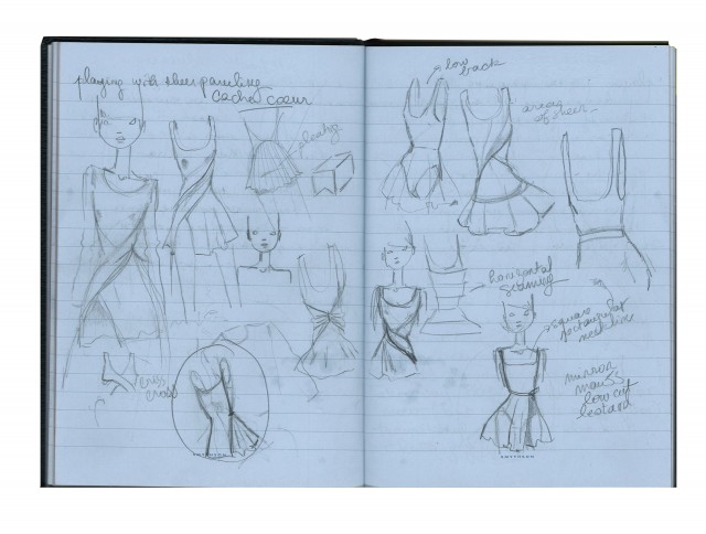 Эскизы Джозефа Альтузарра