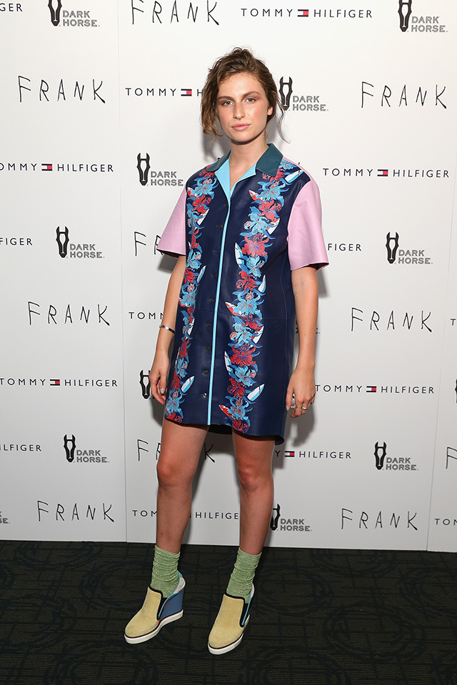 Мэгги Джилленхол и Майкл Фассбендер на премьере фильма "Фрэнк" (фото 4)