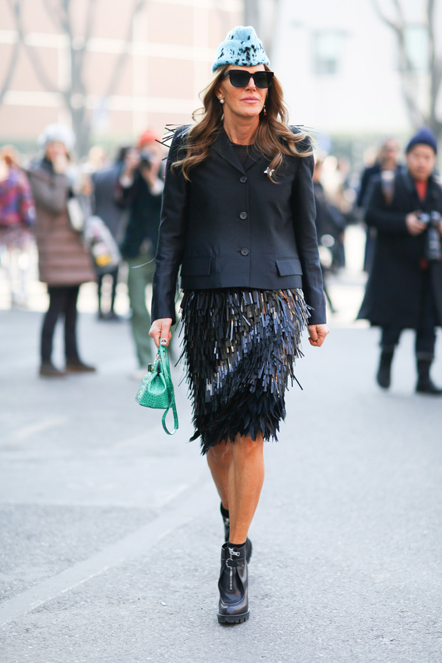 Неделя моды в Милане A/W 2014: street style. Часть VI (фото 1)