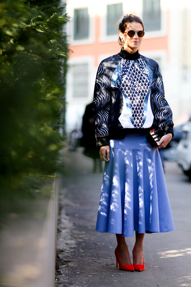 Неделя моды в Милане A/W 2014: street style. Часть VI (фото 8)