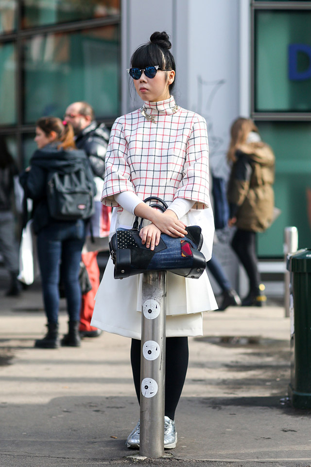 Неделя моды в Милане A/W 2014: street style. Часть IV (фото 11)