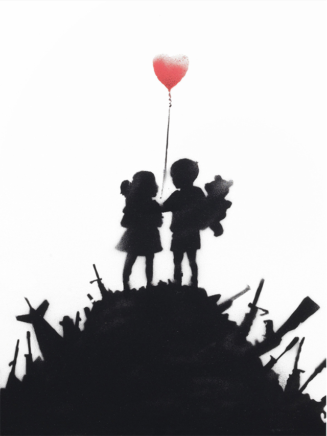 Работы Бэнкси выставлены на аукцион Bonhams (фото 1)