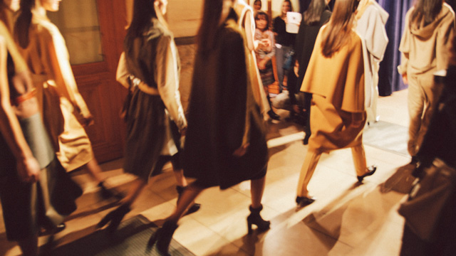 Hermès, осень-зима 2014: backstage (фото 28)