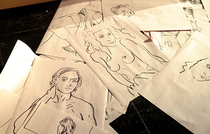 Натурщики Louis Vuitton: вечер художеств (фото 4)