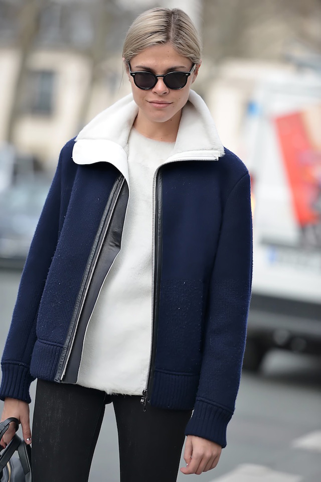 Неделя моды в Париже A/W 2014: street style. Часть III (фото 20)