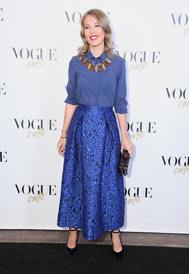 Ксения Собчак Открытие Vogue Cafe в Киеве (фото 1)