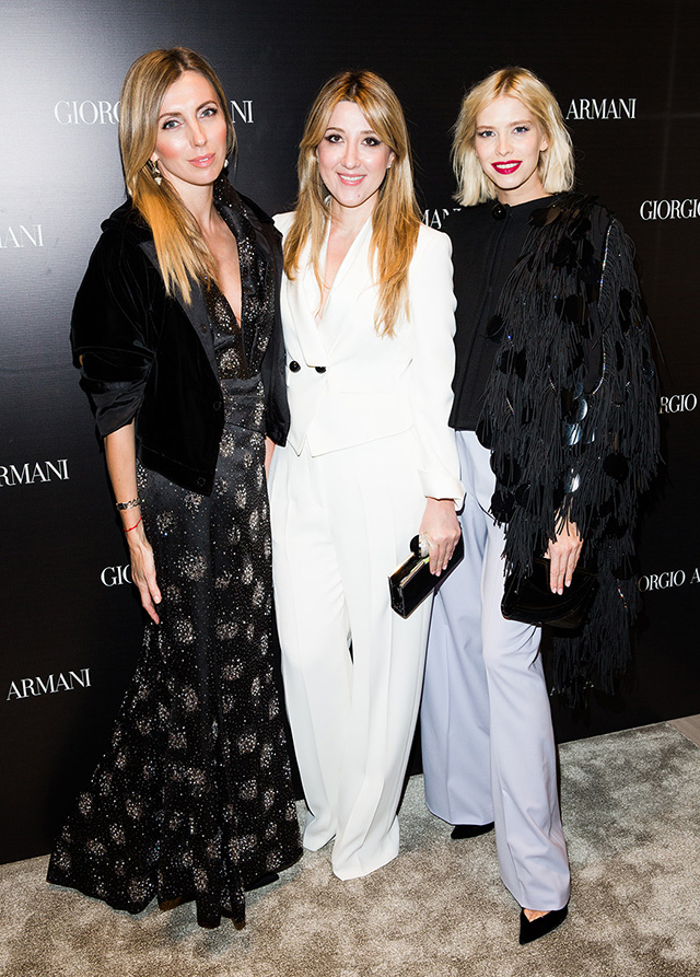 Светлана Бондарчук, Хатуля Авсаджанашвили и Елена Перминова Открытие бутика Giorgio Armani в Санкт-Петербурге (фото 1)