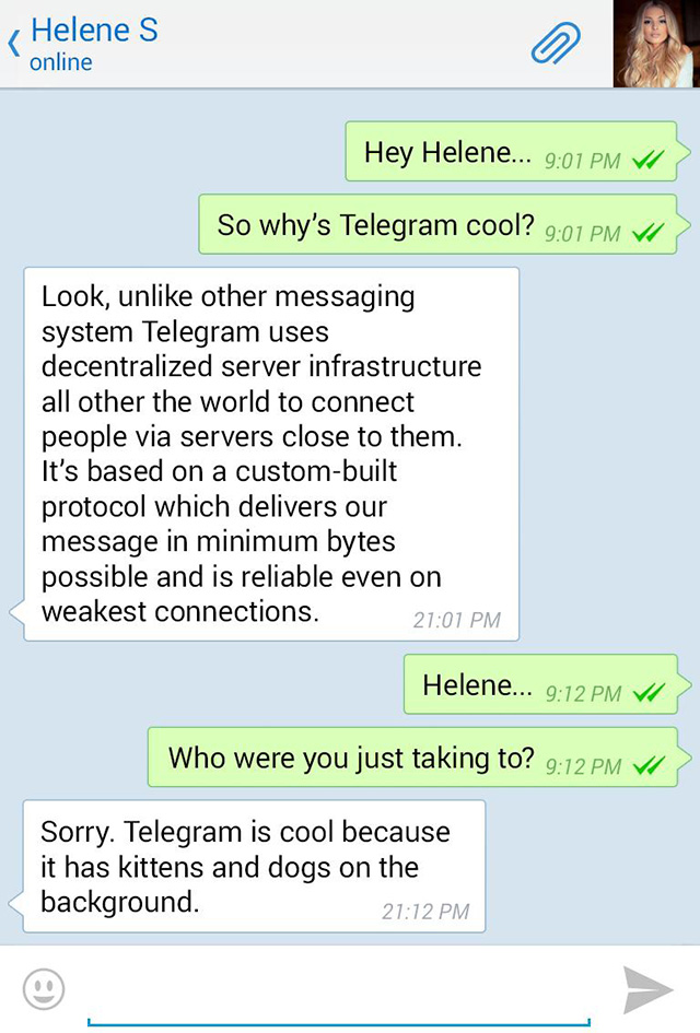 Телеграмма ис