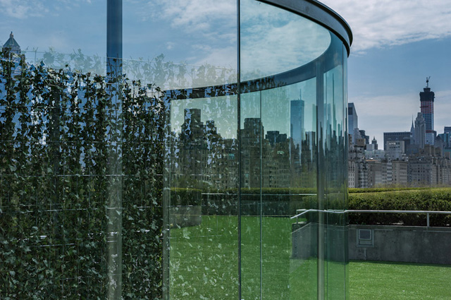 Стеклянная инсталляция на крыше нью-йоркского Метрополитен-музея (фото 1)