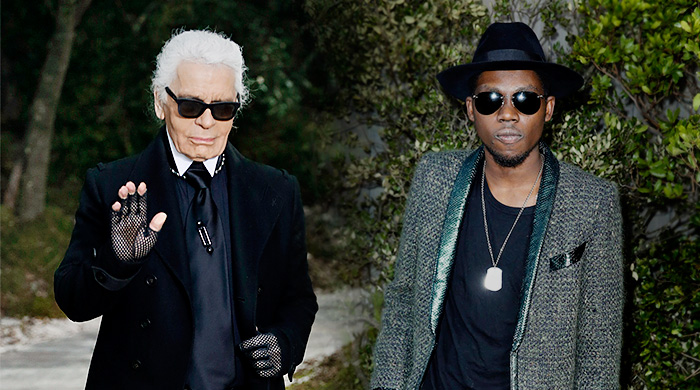 Карл Лагерфельд и Теофилус Лондон Карл Лагерфельд снял обложку для альбома американского хип-хоп исполнителя (фото 1)