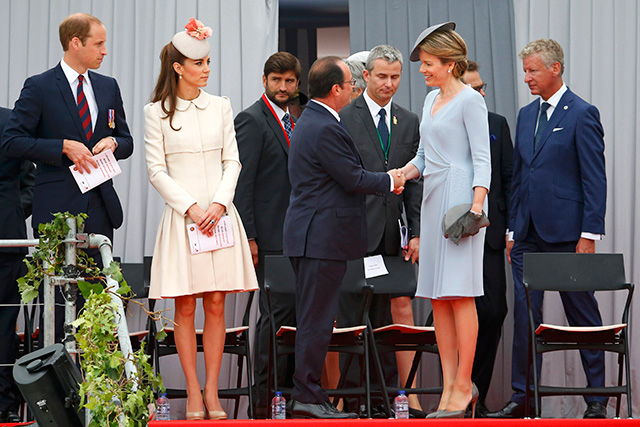 Кейт Миддлтон и принц Уильям посетили Бельгию (фото 6)