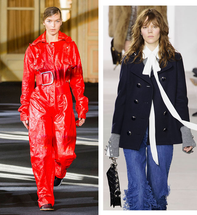 Аризона Мьюз на показе Acne; Фрея Беха на показе Michael Kors От сестер Павловых до сестер Хадид: главные героини подиумов F/W 2016 (фото 10)