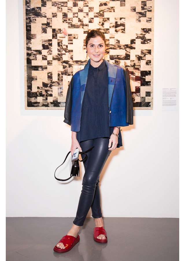 Лаура Джугелия Открытие персональной выставки Ольги Киселевой в Artwin Gallery (фото 6)