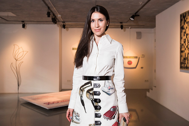 Мадина Гогова Открытие персональной выставки Ольги Киселевой в Artwin Gallery (фото 4)