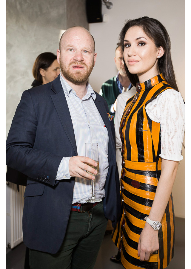 Николай Палажченко и Мариана Гогова Открытие персональной выставки Ольги Киселевой в Artwin Gallery (фото 21)