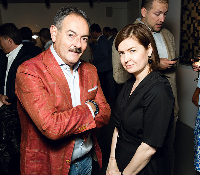 Александр Юдин и Елена Зайцева Открытие персональной выставки Ольги Киселевой в Artwin Gallery (фото 9)